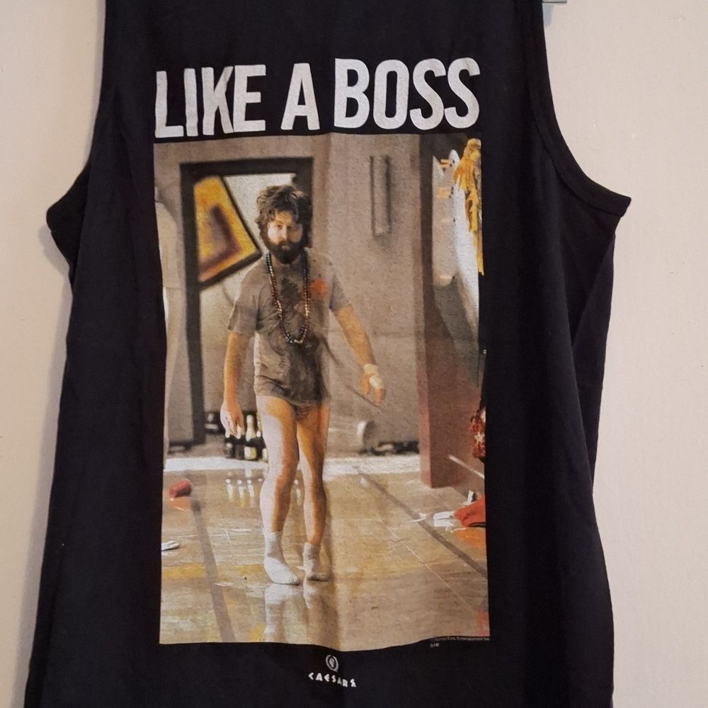 The hangover Like a Boss graphic tank top